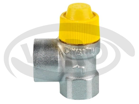 Zawór bezpieczeństwa SOLARNY 1/2" GW x 3/4" GW - art. 1555